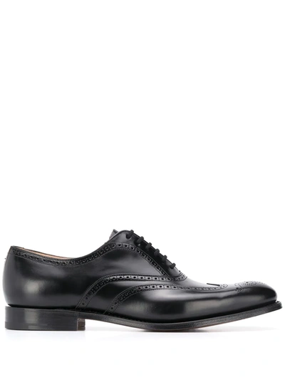 Church's Berlin Leather Oxford Brogues In Black