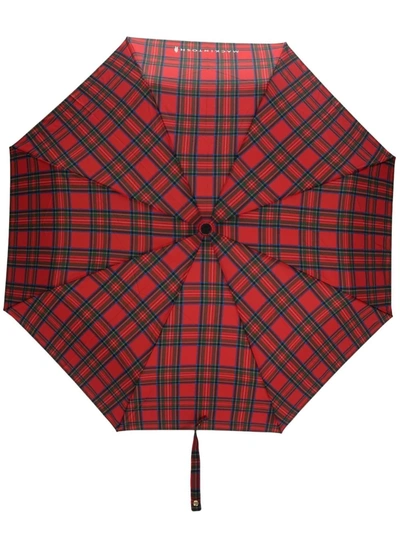 Mackintosh Ayr Automatic Telescopic Umbrella In Red