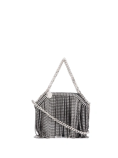 Stella Mccartney Chain-link Detail Shoulder Bag In Black