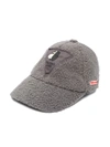 Bobo Choses Recycled Faux Fur Baseball Hat In Grey