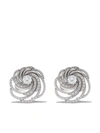 De Beers Jewellers 18kt White Gold Aria Diamond Stud Earrings