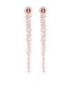 Simone Rocha Beaded Drop Earrings In 粉色