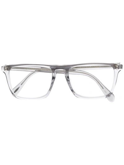Oliver Peoples Bernardo-r Square-frame Glasses In 灰色
