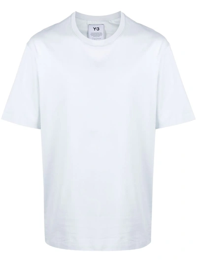Y-3 White T-shirt With Small Logo Print