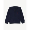 Ralph Lauren Boys Cruise Navy Kids Zip-up Cotton-blend Hoody 2-5 Years