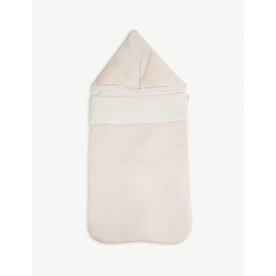 Fendi Rosa Baby Ff-trimmed Cotton Nest Blanket 1 Size