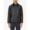 Barbour Bedale Waxed Cotton Jacket In Navy