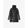 Moncler Suyen Long Padded Jacket In Black