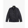 Ted Baker Mens Navy Quilted Shell Jacket 36