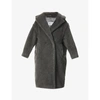 Max Mara Teddy Camel-blend Coat In Grey