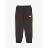 GUCCI LOGO-EMBROIDERED STRIPED COTTON-JERSEY JOGGING BOTTOMS 8-12 YEARS