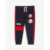 FABRIC FLAVOURS BOYS NAVY KIDS NASA PLANET PATCHES COTTON JOGGING BOTTOMS 3-10 YEARS 7-8 YEARS