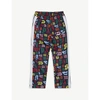 Palm Angels Boys Multi Kids Logo-print Woven Jogging Bottoms 4-12 Years 12 Years In Multi