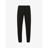 PS BY PAUL SMITH PS BY PAUL SMITH MEN'S BLACK ZEBRA BRAND-EMBROIDERED ORGANIC-COTTON JOGGING BOTTOMS,45681381