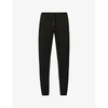 Ps By Paul Smith Zebra Brand-embroidered Organic-cotton Jogging Bottoms In Black