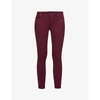 Paige Womens Vintage Deep Berry Verdugo Ankle Skinny High-rise Stretch-denim Jeans 23