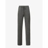 Chinti & Parker Wide-leg High-rise Cashmere Trousers In Grey
