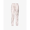 Good American Womens Dusk Tie Dye Boyfriend Mid-rise Cotton-jersey Jogging Bottoms Xs