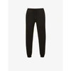 Vince Womens Black Essential Tapered High-rise Cotton-jersey Jogging Bottoms M