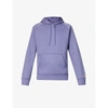 Carhartt Mens Cold Viola Chase Logo-embroidered Cotton-blend Hoody Xl In Purple