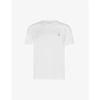 Allsaints Mens Opticwhite Tonic Crewneck Cotton-jersey T-shirt Xl In Opticwhite