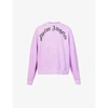 Palm Angels Curved Logo Long-sleeve Sweatshirt