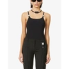 Alyx Open-back Buckle-detail Bodysuit In Black