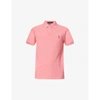 Polo Ralph Lauren Mens Desert Rose Logo-embroidered Slim-fit Cotton Polo Shirt M