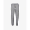 ORLEBAR BROWN MENS STORM GREY RELAXED-FIT WOOL-BLEND JOGGING BOTTOMS L