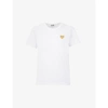 Comme Des Garçons Play Logo Short-sleeved T-shirt In White