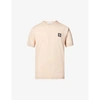 Stone Island Mens Antique Rose Logo-patch Crewneck Cotton-jersey T-shirt S