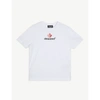 Dsquared2 Boys White Kids Maple Leaf Logo-print Cotton T-shirt 8-16 Years 16 Years