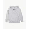 Off-white Boys Grey Kids Peace Sign Cotton-jersey Hoody 4-12 Years 12 Years