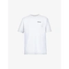 PATAGONIA PATAGONIA MEN'S WHITE RESPONSIBILI-TEE RECYCLED COTTON AND RECYCLED POLYESTER-BLEND T-SHIRT,40378930