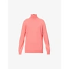 Paul Smith Mens Raspberry Turtleneck Fine Purl Knit Cashmere Jumper L