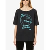 Oxfam Fergus For  X Bay Garnett Vintage Cotton-jersey T-shirt In Black