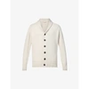 JOHN SMEDLEY CULLEN SHAWL-COLLAR WOOL AND RECYCLED-CASHMERE BLEND CARDIGAN