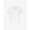 Cotton Citizen The Standard V-neck Cotton-jersey T-shirt In White