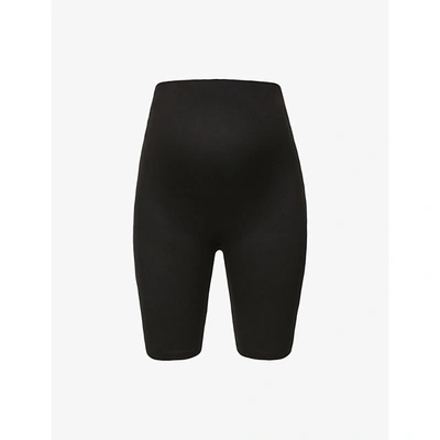 Bumpsuit Maternity The Short High-rise Stretch-woven Shorts In Black