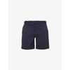 ORLEBAR BROWN MENS NAVY BULLDOG II REGULAR-FIT STRETCH-COTTON SWIM SHORTS 32