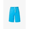 Polo Ralph Lauren Mens Cove Blue Logo-embroidered Cotton-blend Jersey Shorts M