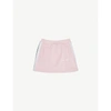 Palm Angels Girls Pink Kids Logo-print Elasticated-waist Woven Mini Skirt 4-12 Years 12 Years