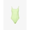 Melissa Odabash Womens Lime Tosca Ring-detail Swimsuit 8