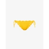 Marysia Womens Papaya Mott Mid-rise Bikini Bottoms S