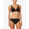 Chantelle Day To Night Lightweight Lace Plunge Bra In Black