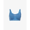 Bravado Designs Womens Midnight Sky Body Silk Stretch-nylon Maternity Bra S