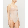 Spanx Spotlight Lace-embroidered Stretch-woven Body In Foundation