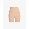 Skims Core Control High-rise Stretch-woven Shorts In Clay