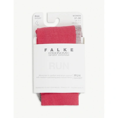 Falke Ru4 Run Cool Woven Socks In Rose