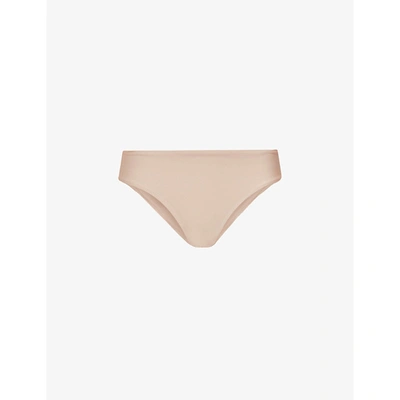 Skims Fits Everybody Cheeky Stretch-jersey Briefs In Desert